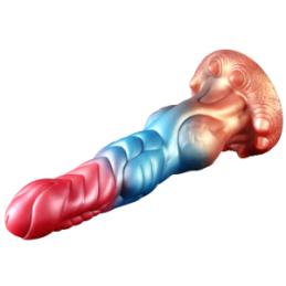 ' Gode Va-et-Vient Vibrant et Chauffant Drakolis 23.5 x 7cm - Bad Demon